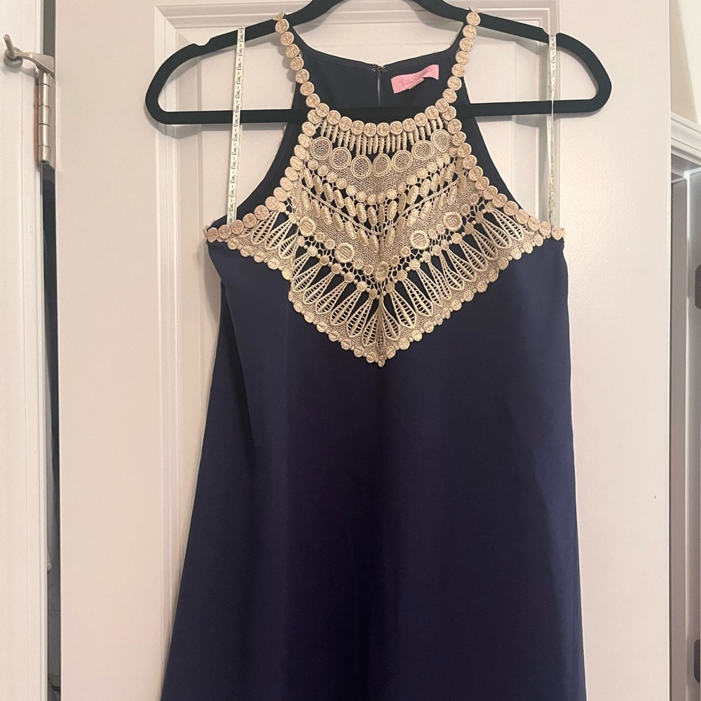 Lilly Pulitzer Size 00 Navy Dress